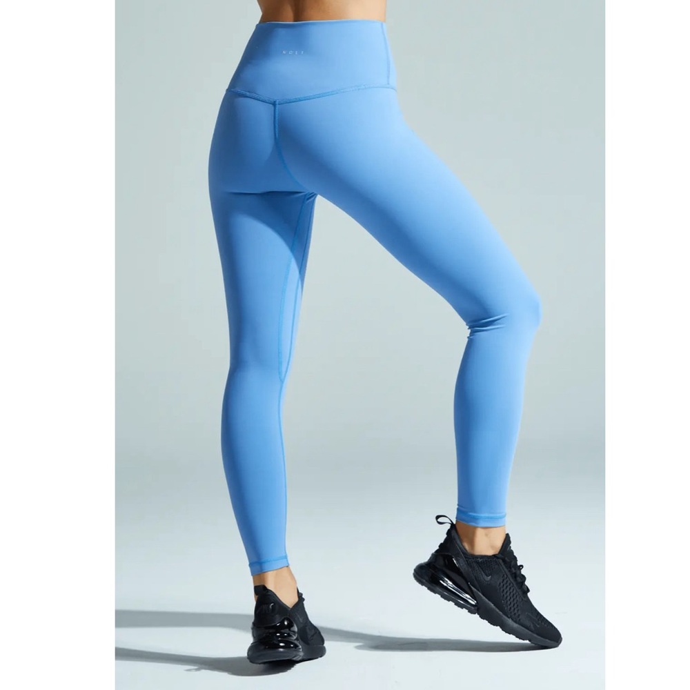 Rumble Boxing Noli Workout Leggings Sky Blue Size Medium